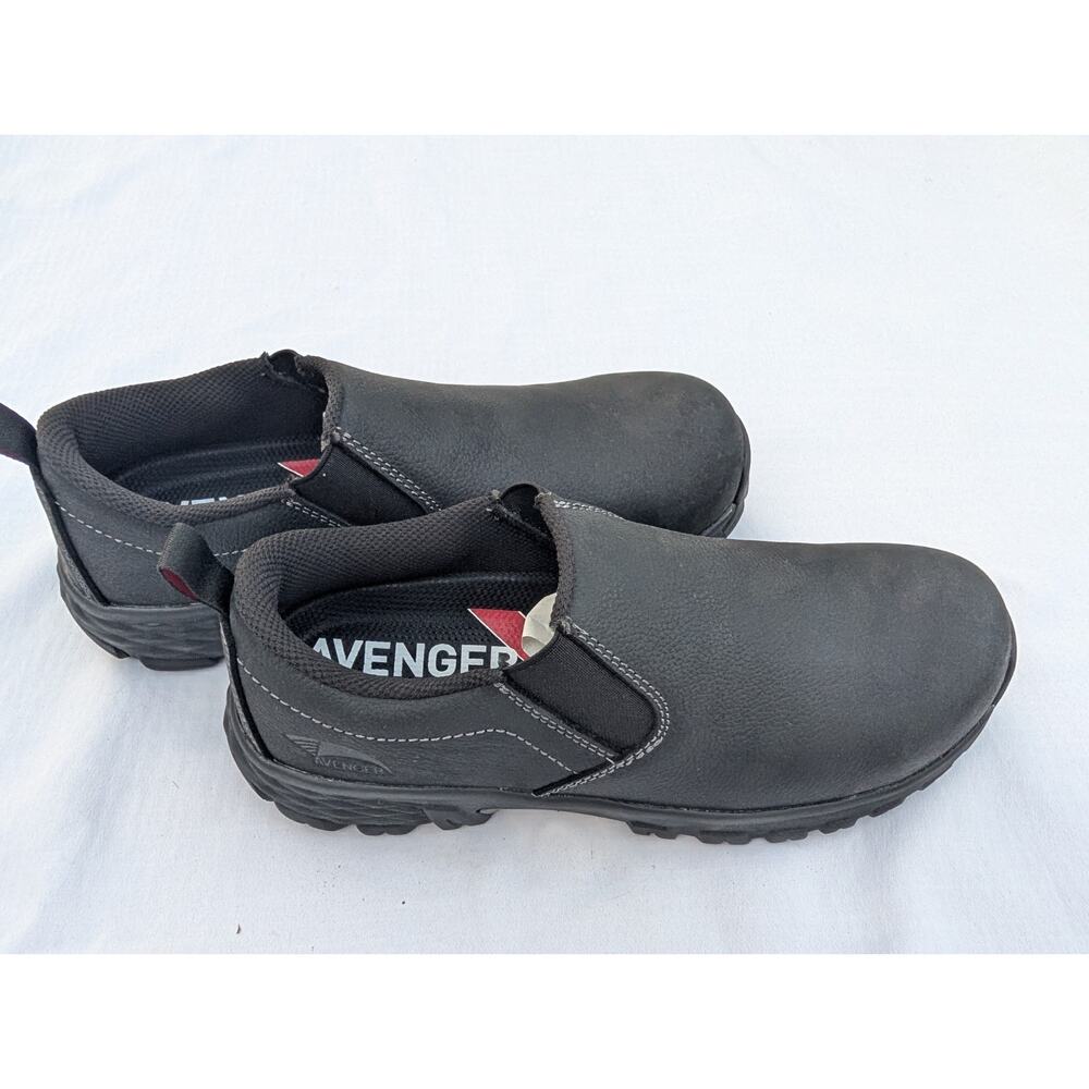 Avenger Women's Flight Slip-On Composite Toe ESD Work Shoe Sz 9.5 Black -‎ A7046